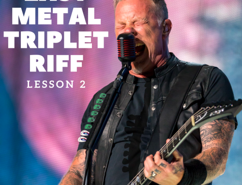Easy Metal Riff Triplet Lesson Part 2