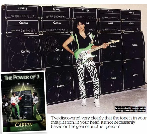Steve Vai Interview and Carvin Legacy 3 Amp Overview