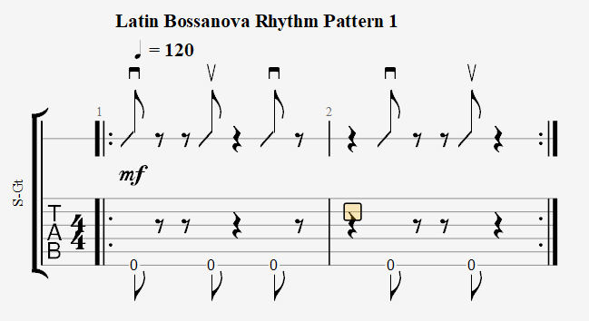Bossanova Guitar Lesson 1