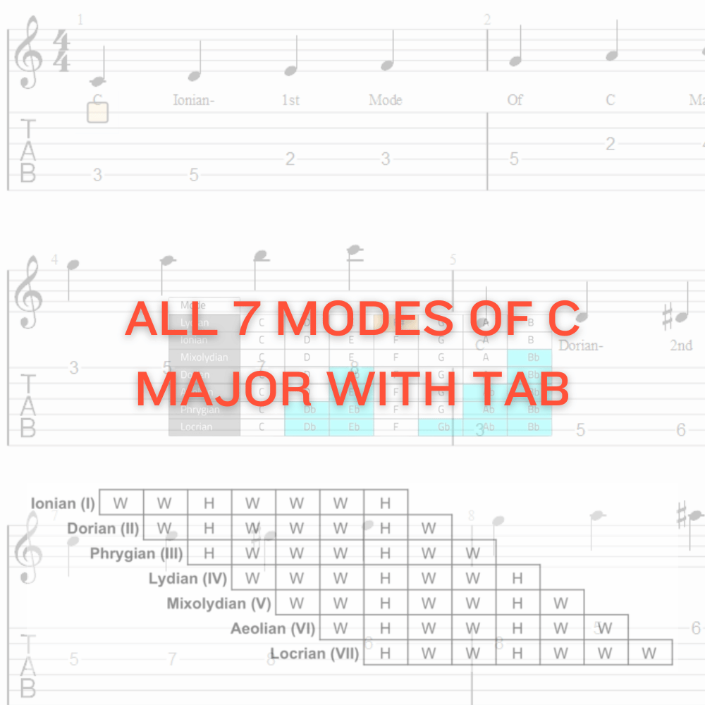 C Major Modes