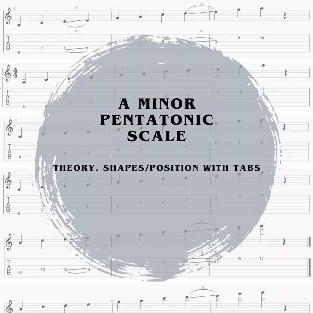 A minor pentatonic scale