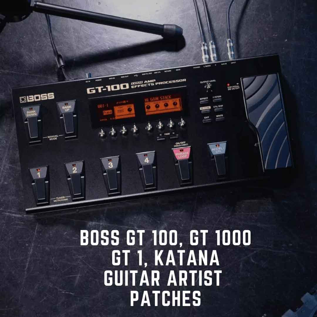 Boss GT 100 Patches free download