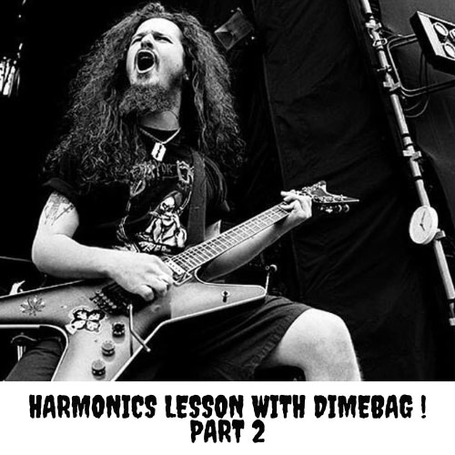Harmonics Lesson with Dimebag ! part 2