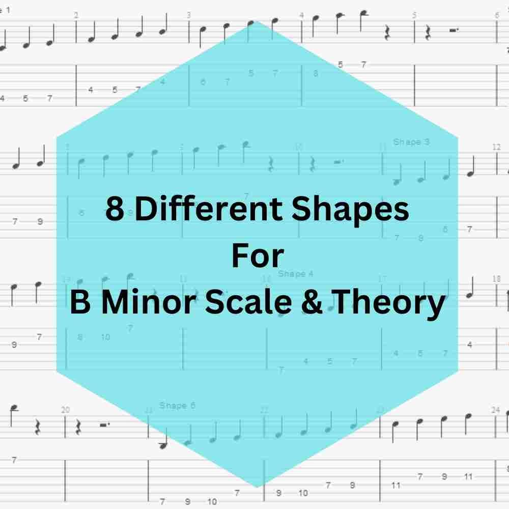 8 Different Shapes For B Minor Scale & Theory