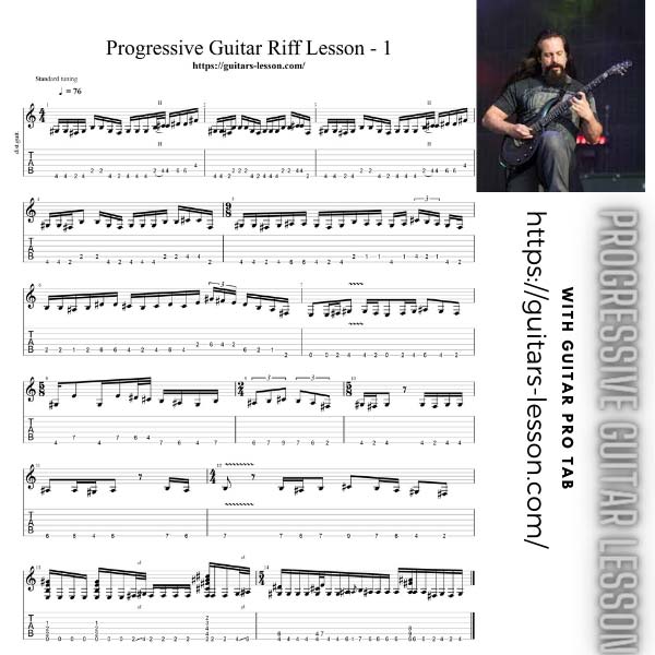 Free Progressive Riff Lesson