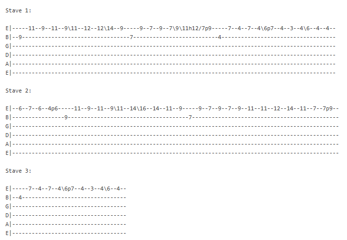 Hashte dekho guitar solo tab